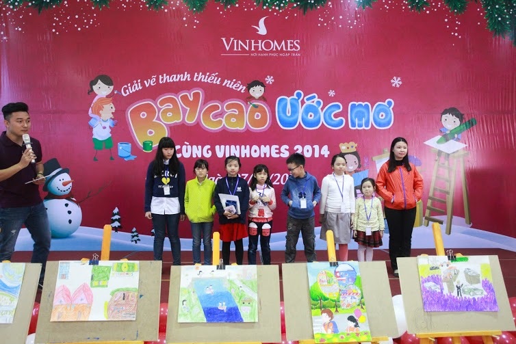 Học bơi, học vẽ… miễn phí tại Vinhomes Royal City - 2 Lễ trao giải cho các mầm non nghệ thuật Vinhomes Royal City 2014