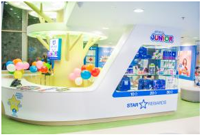 Lạc vào thành phố tiếng Anh thu nhỏ giữa Sài Gòn - 6 Bảng star work để học viên có thể trưng bày chính những sản phẩm độc đáo mà các em học viên tự làm.