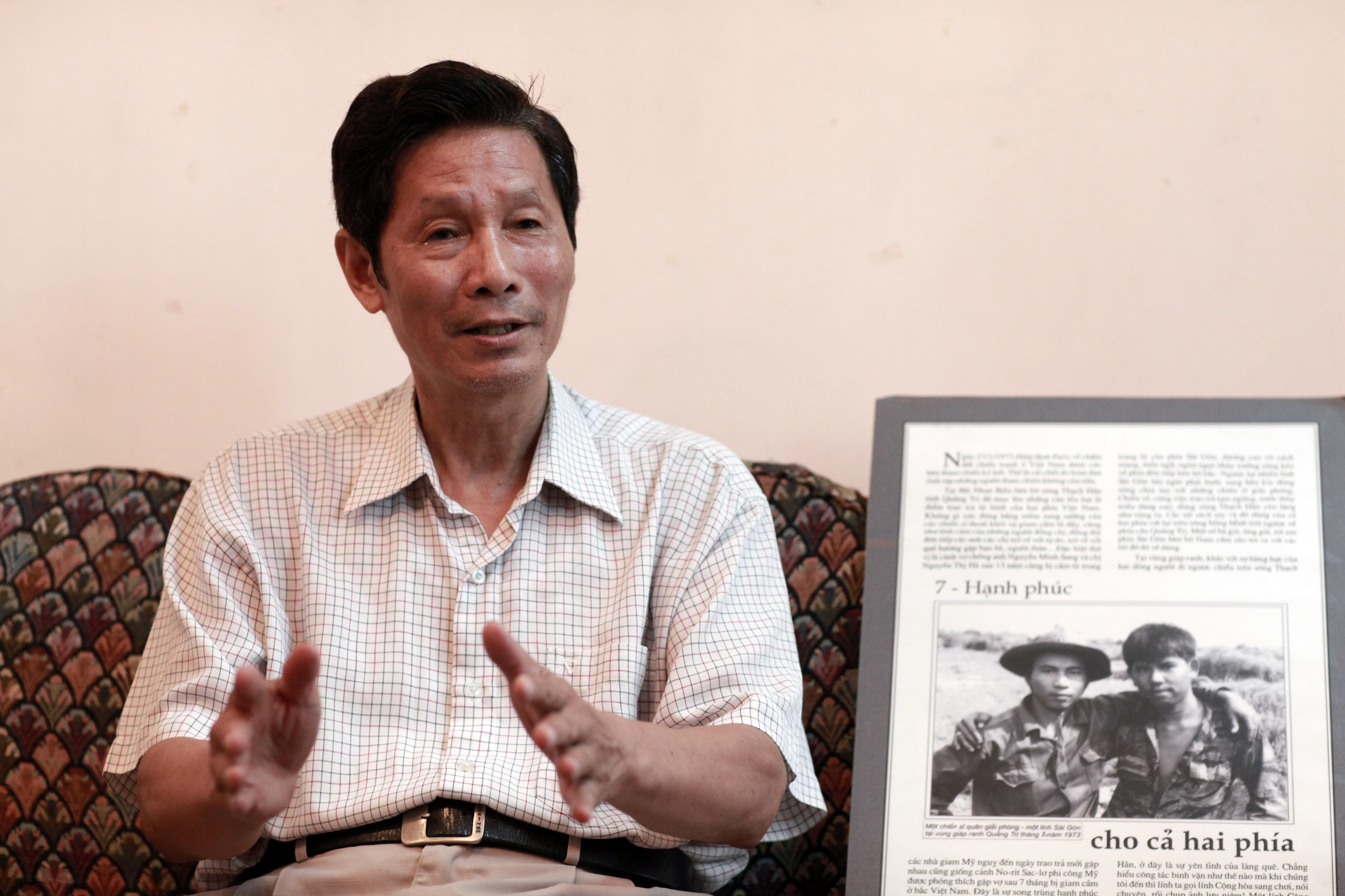 Nhà báo, NSNA Chu Chí Thành. Ảnh: Cường Net