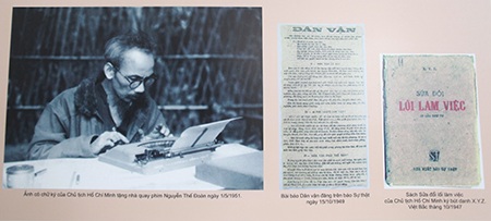 Nhiều bút tích của chủ tịch Hồ Chí Minh lần đầu được công bố trước công chúng