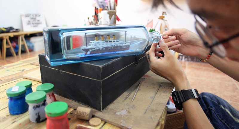 Những sản phẩm do Huy tạo ra rất đa dạng nhưng đều đòi hỏi rất nhiều kiên nhẫn