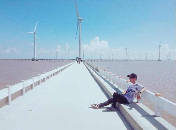 Ngỡ ngàng cánh đồng quạt gió đẹp như trời Tây ở Bạc Liêu - 1 Ảnh: heavenlove262