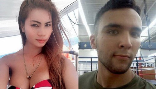 Một lính Mỹ bị buộc tội giết người ở Phillipines - 1 Nạn nhân Jeffrey Laude (trái) và nghi can Joseph Scott Pemberton