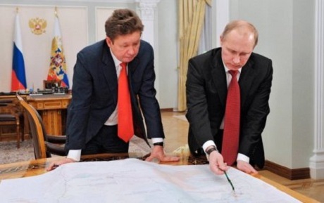 Đối đầu Nga-Phương Tây: Dấu hiệu chiến thắng của Tổng thống Putin - 1 Tổng thống Nga Putin (phải).