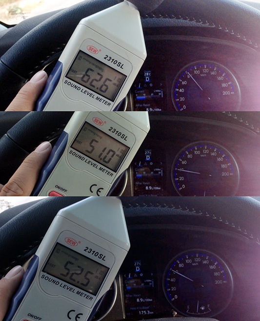 Toyota Hilux - Hoàn thiện hơn với động cơ mới - 9
Trong khi đó ở các dải tốc độ 40-60-80 km/h, khả năng cách âm của Toyota Hilux với động cơ mới cũng được cải thiện rất nhiều