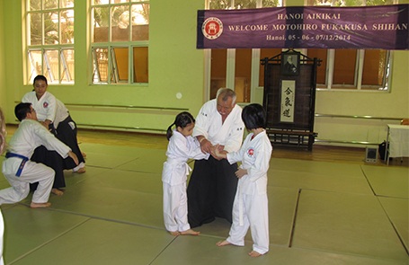 Đại sư 8 đẳng Aikido tham dự khóa tập huấn tại Hà Nội - 6 Bảo Trung