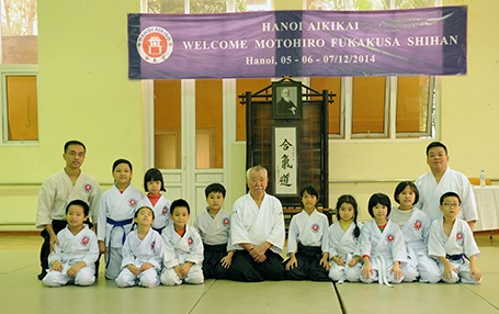 Đại sư 8 đẳng Aikido tham dự khóa tập huấn tại Hà Nội - 3 Bảo Trung