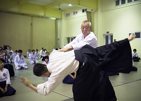 Đại sư 8 đẳng Aikido tham dự khóa tập huấn tại Hà Nội - 5 Bảo Trung