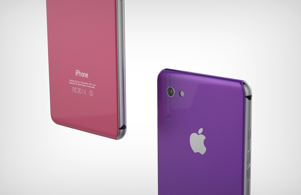 Chiêm ngưỡng thiết kế tuyệt đẹp của iPhone 8 trong tương lai - 8 Cùng hai phiên bản iPhone 8 màu mới lạ mắt