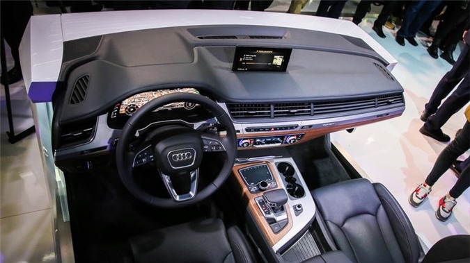 Hệ thống tự lái bên trong mẫu xe Audi A7 tại CES 2015