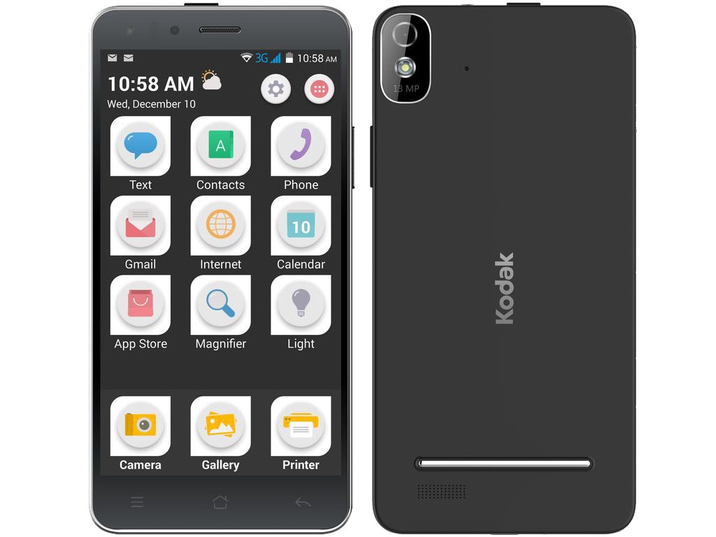 Kodak IM5 tỏ ra khá tương đồng với những mẫu smartphone trong cùng 