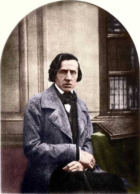 Ngắm bàn tay tài hoa của thiên tài âm nhạc Chopin - 2 Chân dung của nhạc sĩ Chopin chụp năm 1849 trước khi ông qua đời.