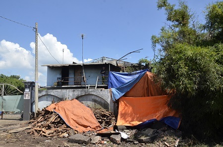 Hiện trường vụ nổ khiến 2 người bị thương