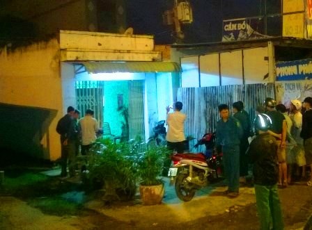 Chủ quán cà phê gục chết trên vũng máu - 1 Quán cà phê nơi phát hiện chị Oanh tử vong