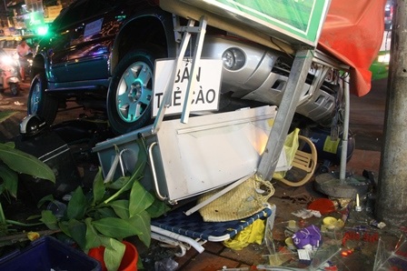 Hiện trường vụ tai nạn