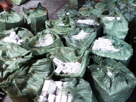 Số thuốc lá lậu bị bắt giữ