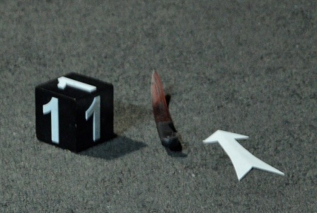 Con dao nhọn cách hiện trường khoảng 100 mét