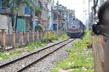 Hiện trường người đàn ông bị tàu hỏa tông chết