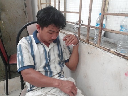 Kẻ đánh gãy tay chân, nứt sọ con riêng của vợ khai gì? - 2 Nguyễn Tấn Sĩ tại cơ quan công an