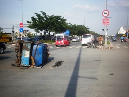 Hiện trường vụ tai nạn