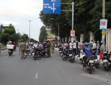 Hiện trường vụ tai nạn