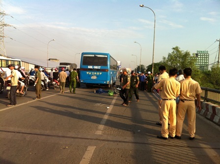 Hiện trường vụ tai nạn