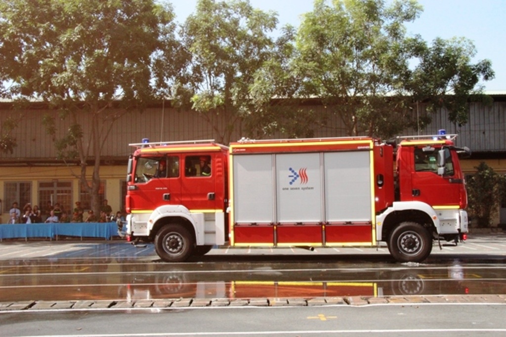 Xe chữa cháy đường hầm 2 đầu