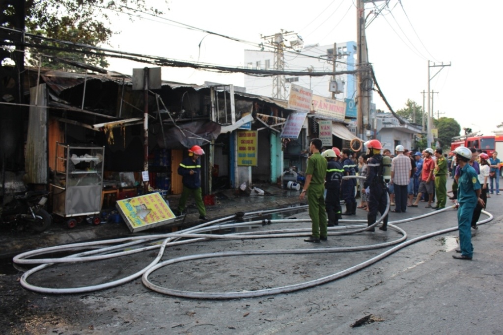Hiện trường vụ cháy