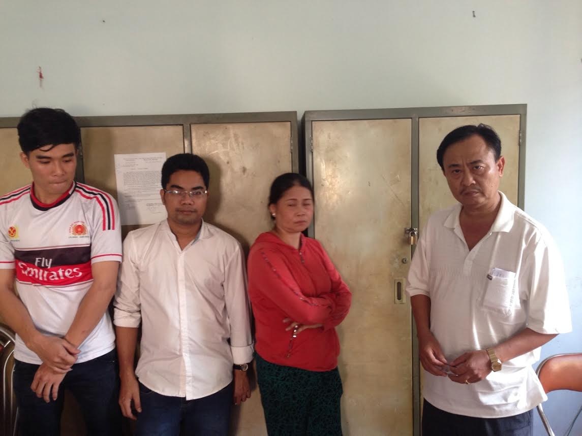 4 nghi can tại cơ quan công an