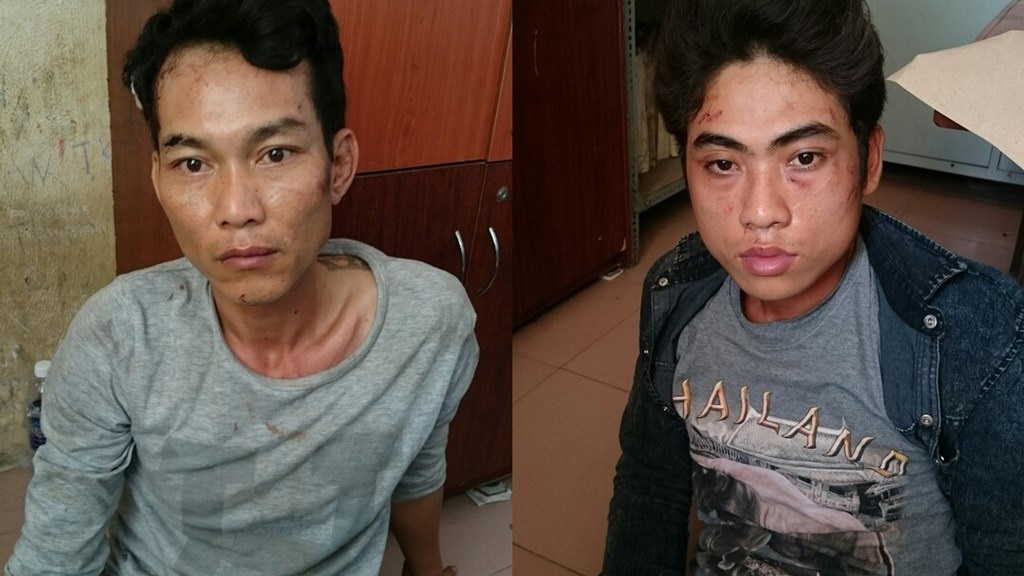 Bắt 2 đối tượng dùng dao kề cổ nhân viên tiệm nét cướp tài sản - 1 Hai tên cướp tại cơ quan công an