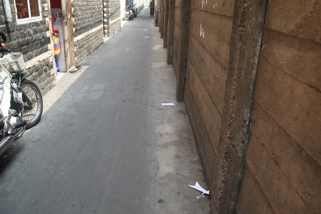 Hiện trường nơi ông Phong bị tên trộm đâm gục