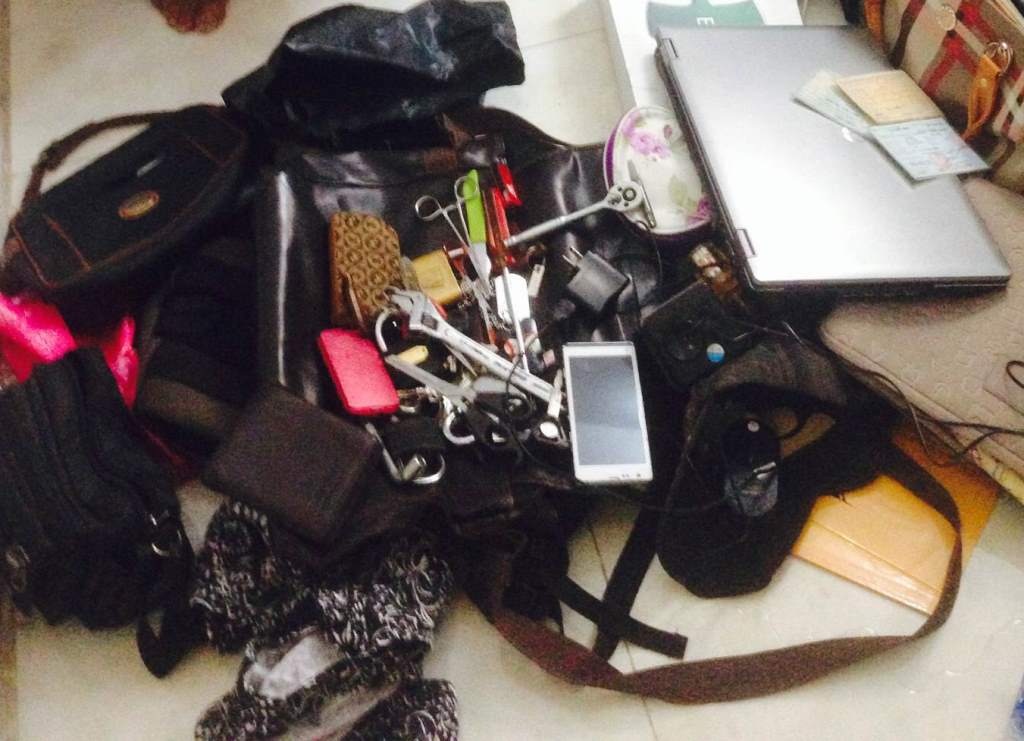 Tang vật mà công an thu giữ