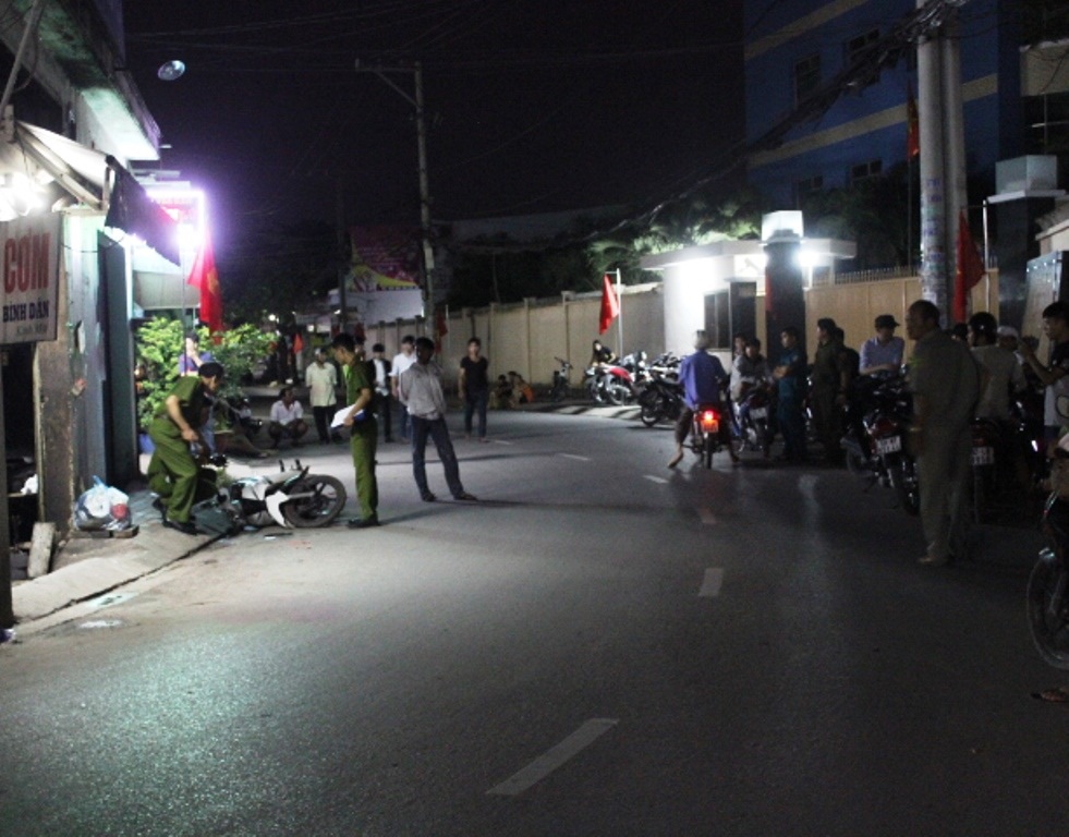 Hiện trường vụ hỗn chiến khiến anh Tình bị đâm chết