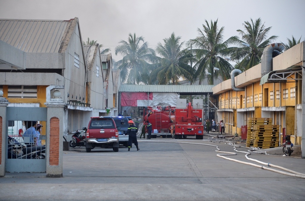 Vụ cháy tại thời điểm mới bùng phát