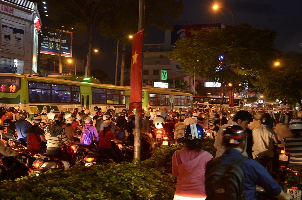 Kẹt xe trầm trọng