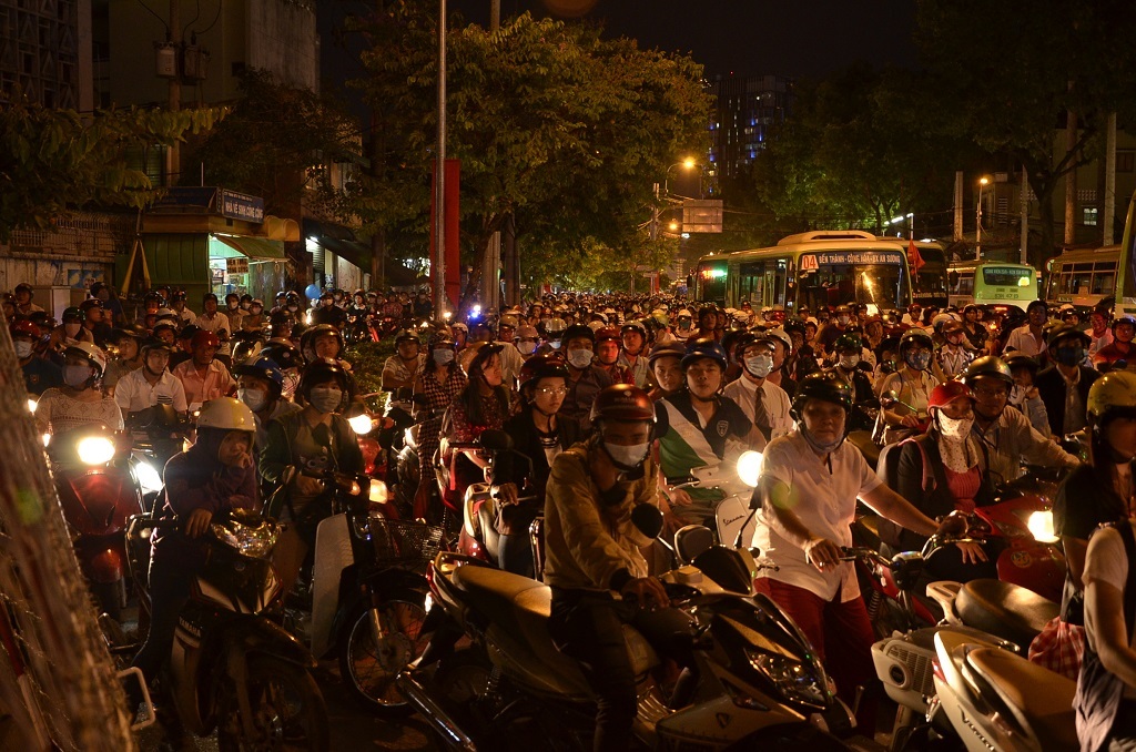 Kẹt xe trầm trọng