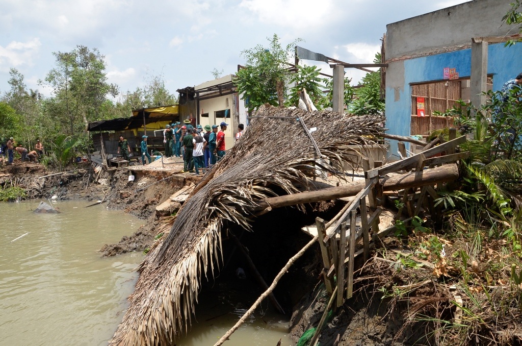 Hiện trường vụ sạt lở