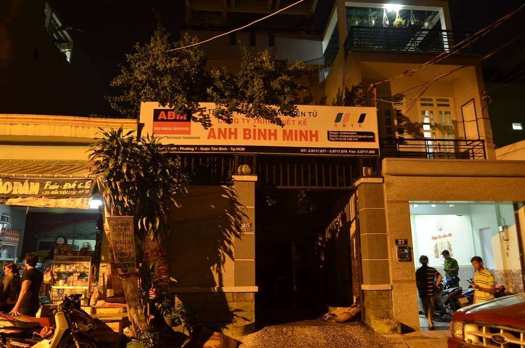 Ngôi nhà xảy ra cháy.