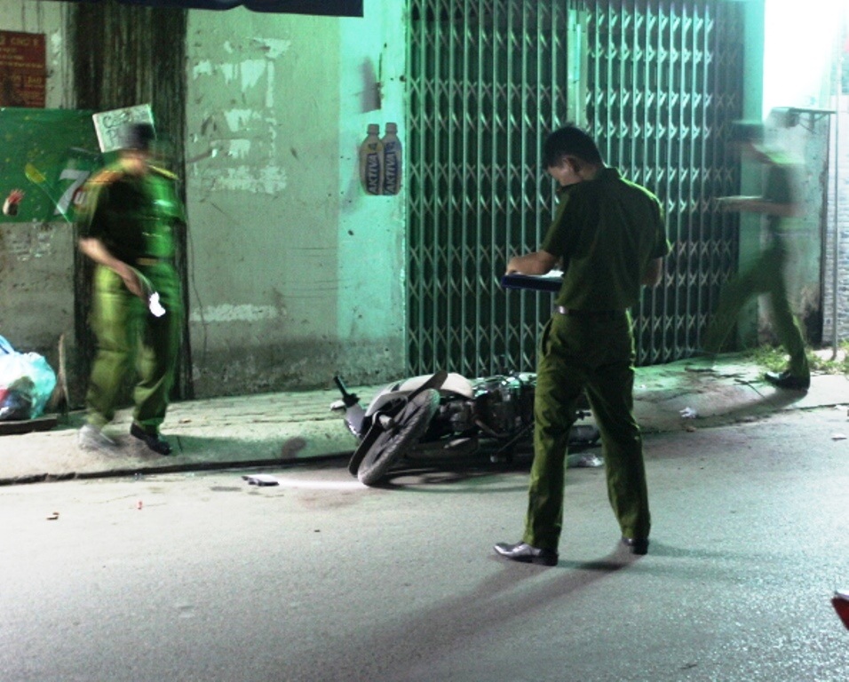 Hiện trường vụ án mạng khiến Trương Đình Tình bị đâm chết