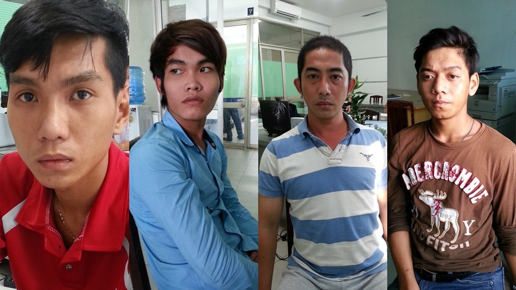 Nữ giám đốc thuê côn đồ đòi lại laptop với giá 15 triệu đồng - 1 4 đối tượng tại cơ quan công an