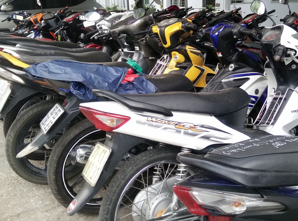 Các phương tiện được thu hồi