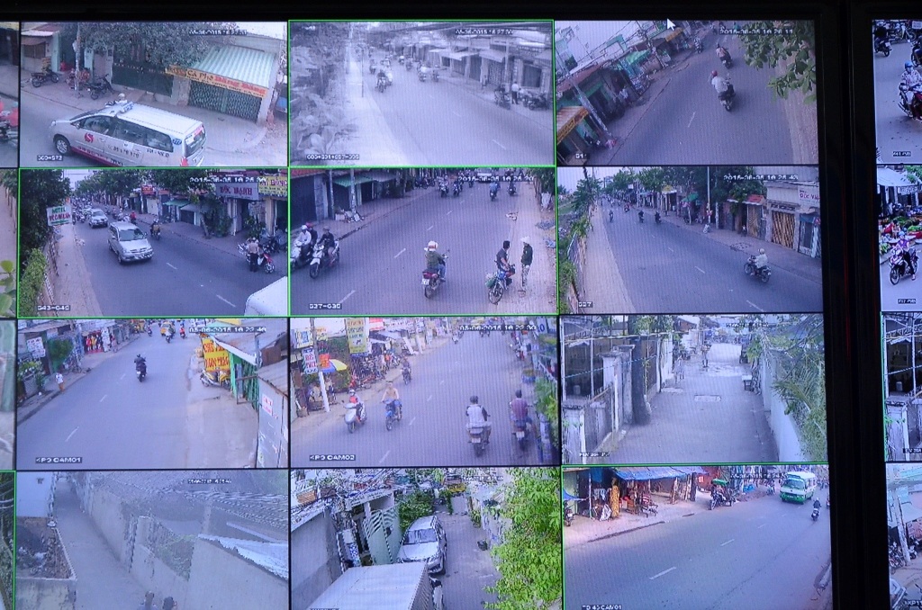 Màn hình quan sát được đặt ở phường 12, quận Gò Vấp