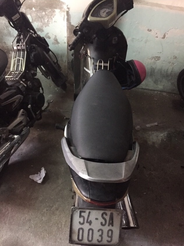 Chiếc xe mà đối tượng sử dụng đi cướp giật