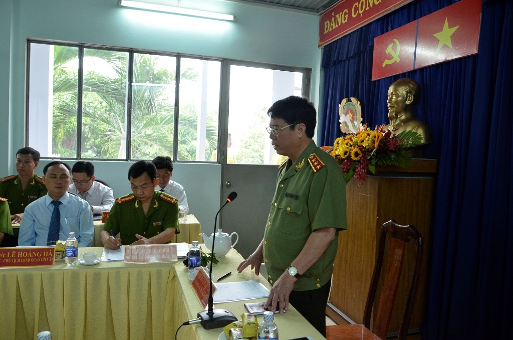 Thứ trưởng Bộ Công an đánh giá cao mô hình camera an ninh ở phường 12.