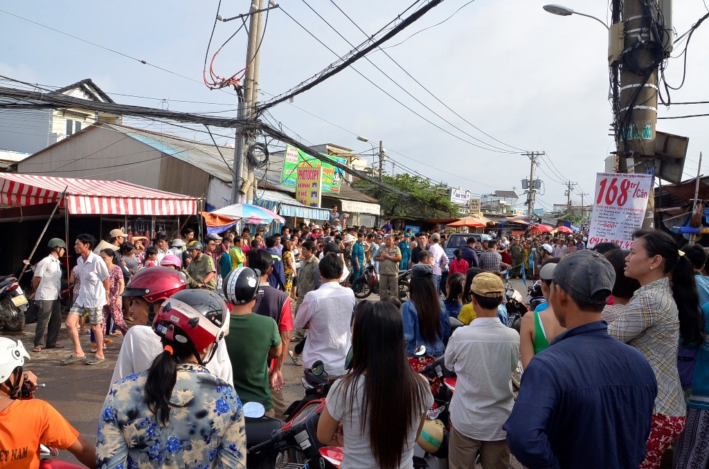 Hiện trường vụ hỗn chiến kinh hoàng