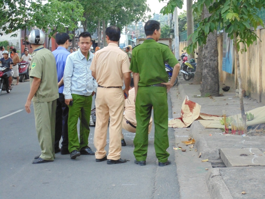Hiện trường vụ tai nạn
