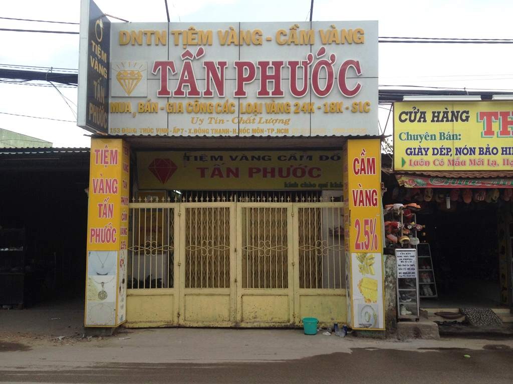 Tiệm vàng Tấn Phước nơi xảy ra vụ cướp táo tợn
