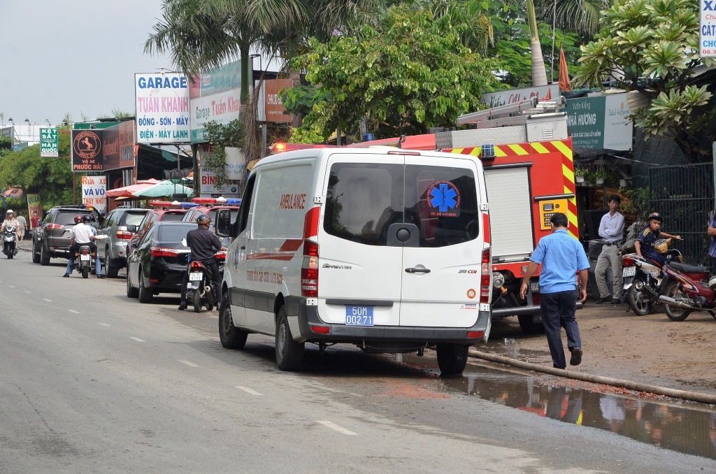 Toàn cảnh công trình bị sập