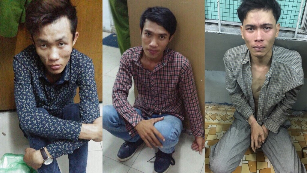 3 đối tượng tại cơ quan công an