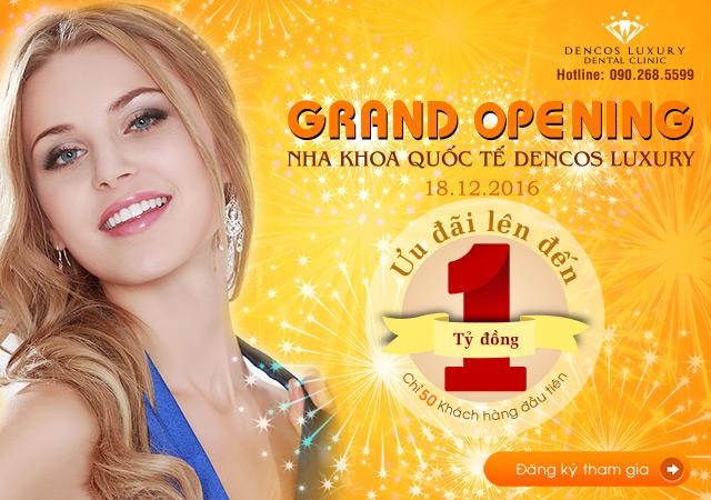 Xu hướng làm đẹp răng nào sẽ gây sốt 2017? - 4 Khai trương Nha khoa thẩm mỹ Quốc tế Dencos Luxury